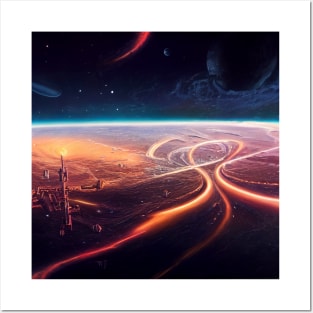 Interplanetary Spaceport Posters and Art